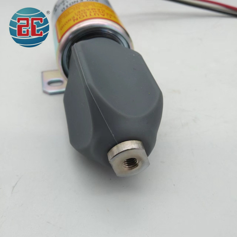 SA-4876-12 1751ES-12E6ULB5S8 شیر برقی توقف موتور بیل مکانیکی 12 ولت 3 سیم
