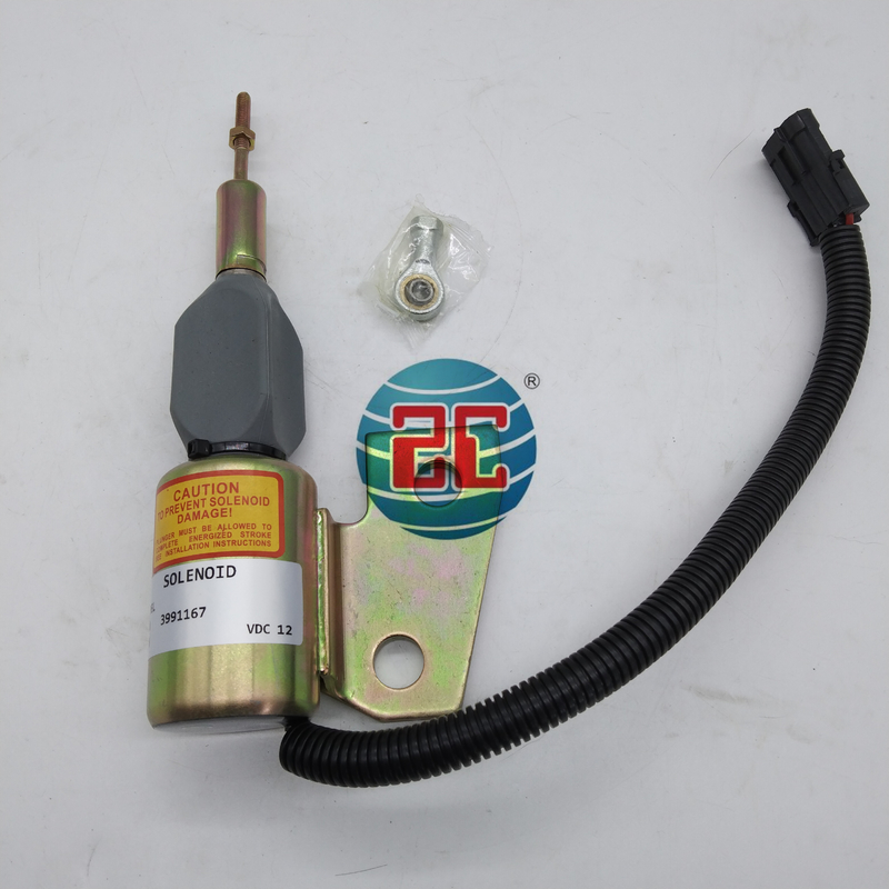 3991167 شیر برقی استاپ متناسب با قطعات موتور بیل مکانیکی کامینز 4BT 4BT3.3 4BT 3.9 4B3.9-C