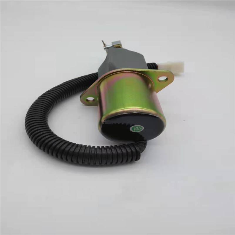 سوپاپ برقی توقف 1751ES-12A3UC12B1S مناسب برای YANMAR SA-4673-S 60-5 12V پلاگین سفید