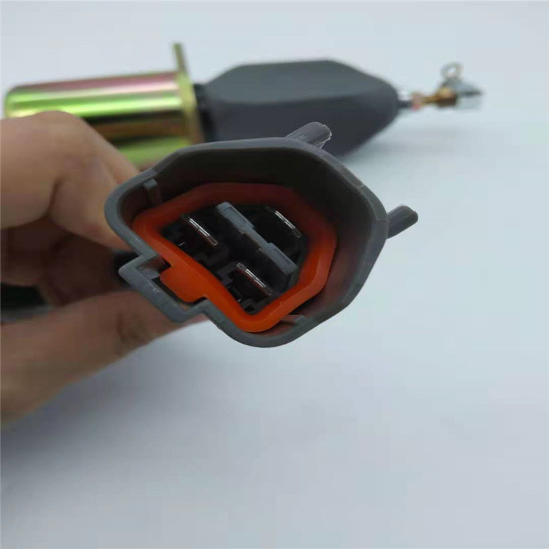 سوپاپ برقی 1751ES-12A3UC12B1S مناسب برای R60-5 YANMAR 4TNE-94 پلاگین خاکستری