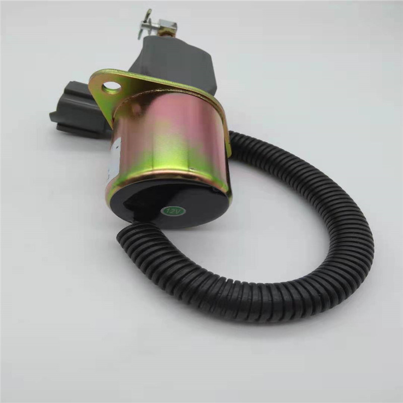 سوپاپ برقی 1751ES-12A3UC12B1S مناسب برای R60-5 YANMAR 4TNE-94 پلاگین خاکستری