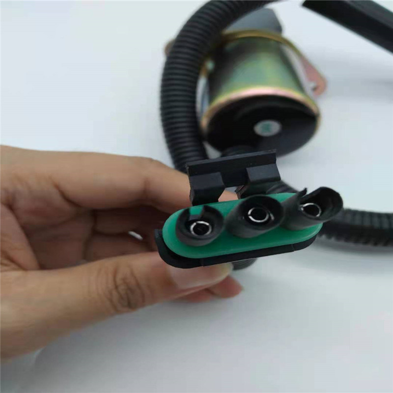 شیر برقی توقف 1755ES-24 RE504233 RE54747 Fit For John Deere Diesel Engine 24V