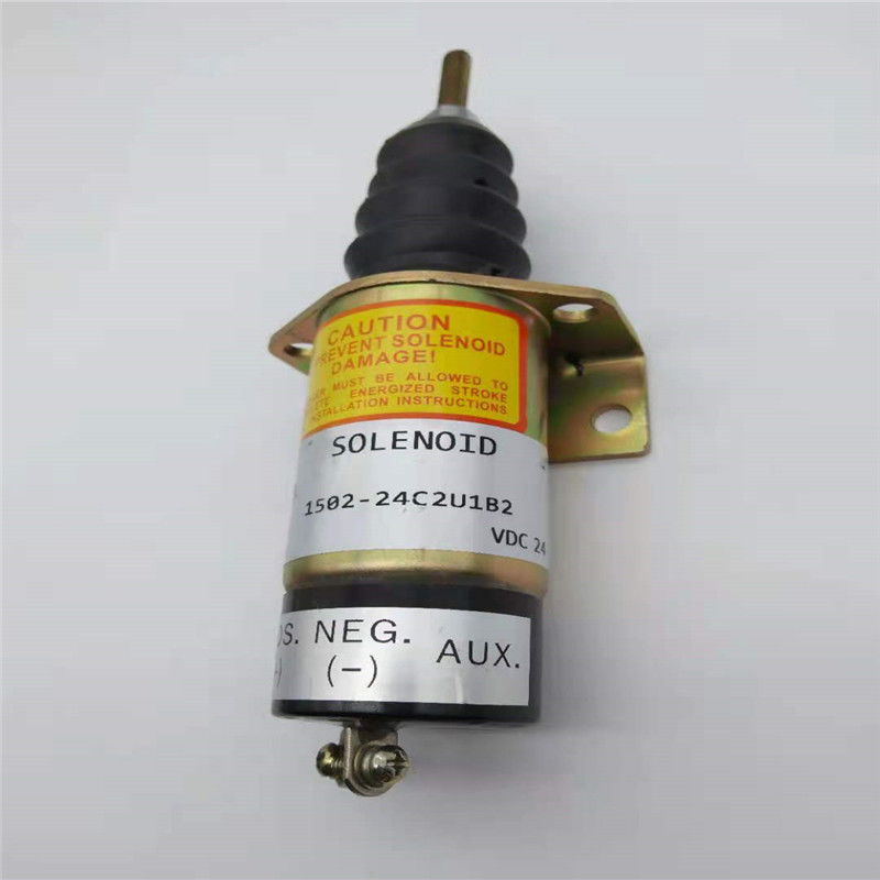 1502-24C2U1B2 توقف شیر برقی مناسب برای موتور بیل مکانیکی وودوارد کامینز 24 ولت