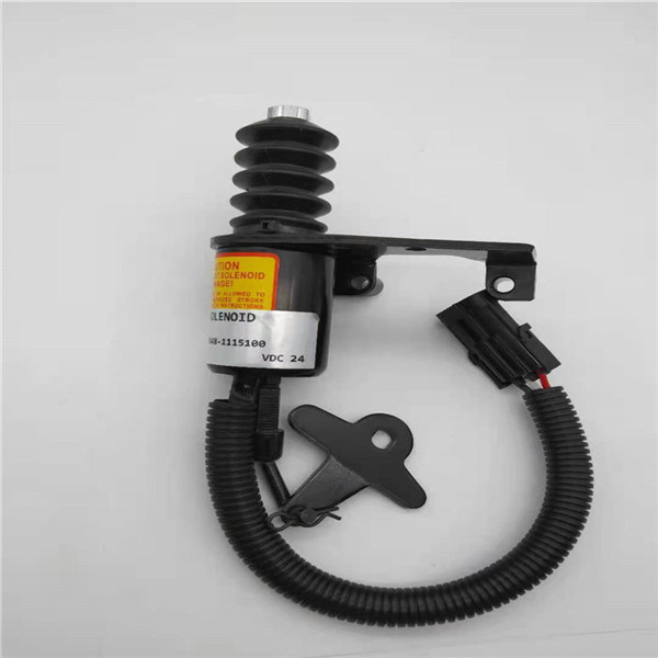 B7648-1115100 شیر برقی توقف مناسب برای قطعات بیل موتور YUCHAI 24V