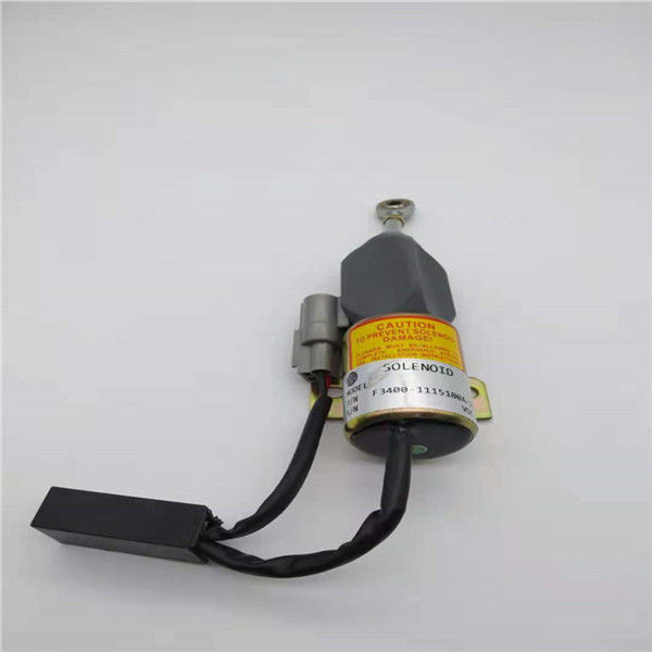 F3400-1115100A-275 شیر برقی توقف 12 ولت مناسب برای کامیون وانت جام Gold YUCHAI4F90 بیل مکانیکی