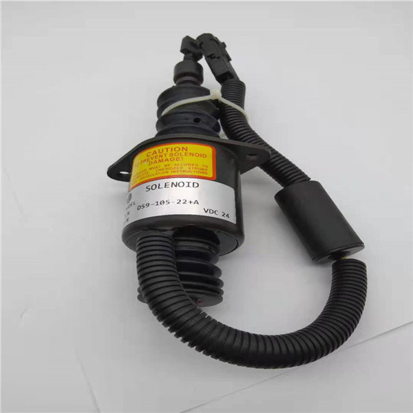 D59-105-22+شیر برقی توقف مناسب برای D4114/D6114/D9-220 LiuGong/ShangChai Loaders Excavator