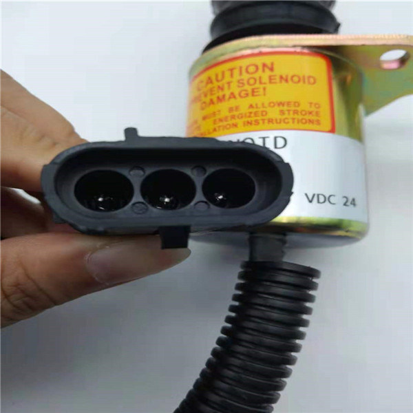 SA-3799-24 توقف شیر برقی مناسب برای موتور بیل مکانیکی Hitachi / Komatsu / Katel