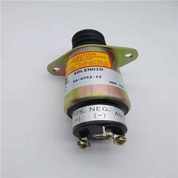 SA-4752-12 توقف شیر برقی مناسب برای قطعات موتور بیل مکانیکی Kubota Woodword 2003-12S7U1B2A
