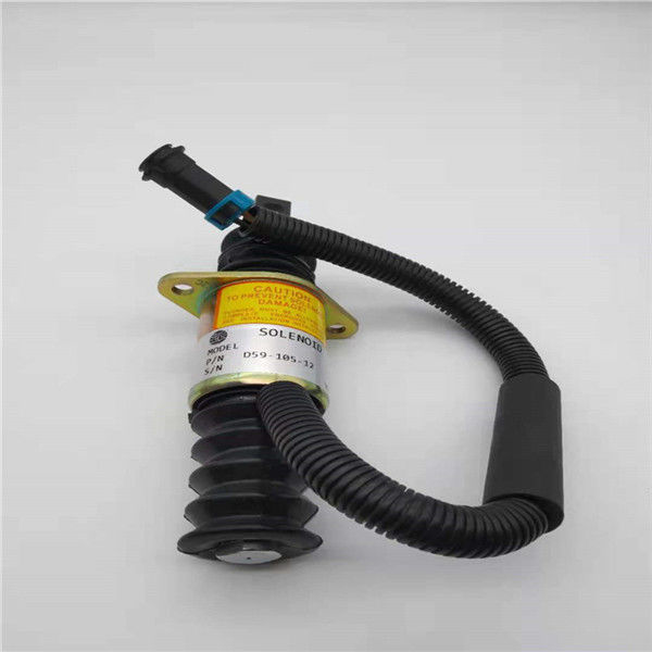 D59-105-12 توقف شیر برقی 24V مناسب برای XiaGong 951/953 ShangChai D6114 لودر بیل مکانیکی