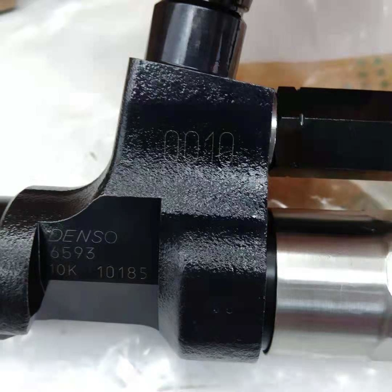 095000-6593 قطعات الکتریکی بیل مکانیکی دیزل معمولی انژکتور سوخت برای HINO J08E