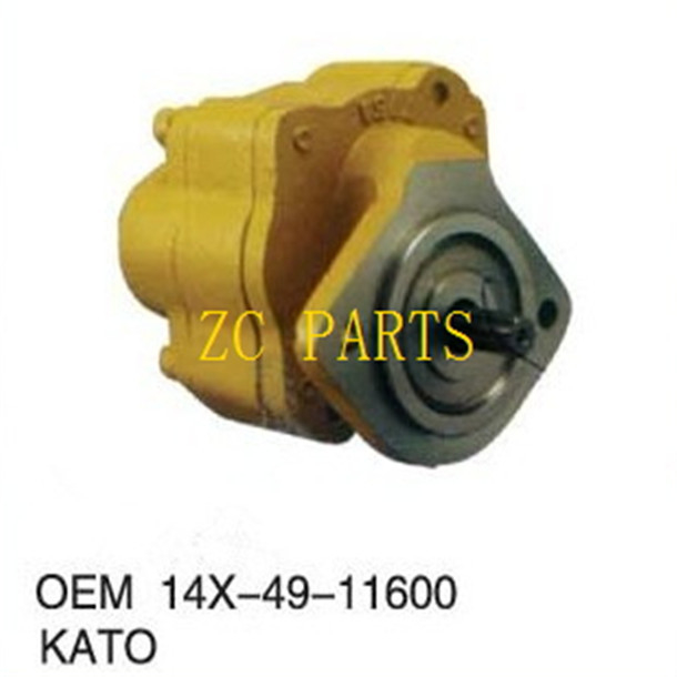 14X-49-11600 پمپ دنده هیدرولیک بولدوزر قسمت پمپ جابجایی D65P-12 D60P-12