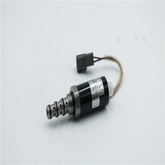 قطعات الکتریکی بیل مکانیکی KWE5K-20 G24D12A شیر برقی پمپ هیدرولیک متناسب با SK200-5 SK100-5